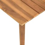 vidaXL Table basse de jardin 60x60x36 cm Bois solide d'acacia
