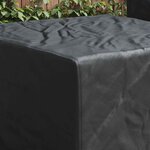 vidaXL Housse pour meubles Uni Noir 99 x 99 x 60 cm Tissu Oxford 420D
