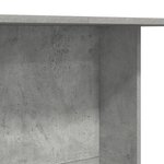 Table de salle à manger vidaXL en béton gris 110x60x75 cm en bois d'ingénierie