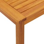 vidaXL Table basse Huile Naturelle Bois d'Acacia Massif