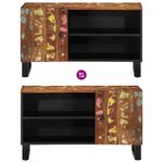 vidaXL Meuble TV 80x33x46 cm bois de récupération et d'ingénierie