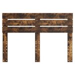 vidaXL Tête de lit Chêne fumé 140 cm Bois d'ingénierie