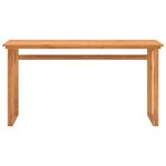 vidaXL Bureau 120x45x75 cm Bois de teck solide