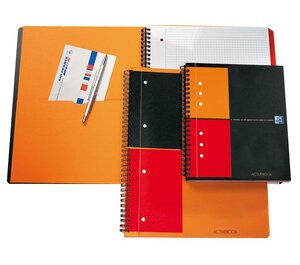 Cahier ACTIVEBOOK Spiralé Polypro A5+ 160 pages 90g lignées OXFORD