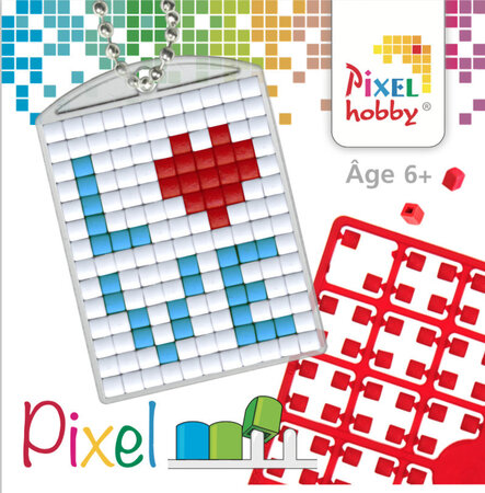 PIXEL Kit créatif porte-clé 4x3cm Love