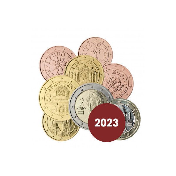 Autriche 2023 -  série compléte euro unc
