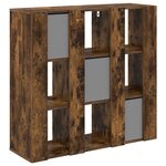 vidaXL Buffet Chêne fumé 88 5 x 29 x 84 5 cm