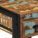 vidaXL Table de chevet 40x40x50 cm Bois massif récupéré