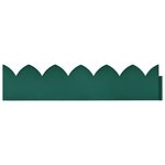 vidaXL Bordures de jardin 10 Pièces Vert 65x15 cm PP