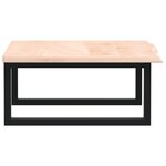 vidaXL Étagère de vasque murale acier et bois de chêne massif