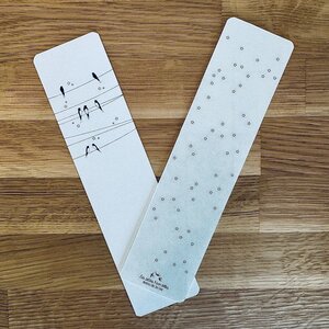 Marque-pages - Les hirondelles sur le fil