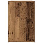 vidaXL Bureau vieux bois 100x49x75 cm bois d'ingénierie