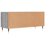 vidaXL Meuble TV sonoma gris 100x34 5x44 5 cm bois d'ingénierie