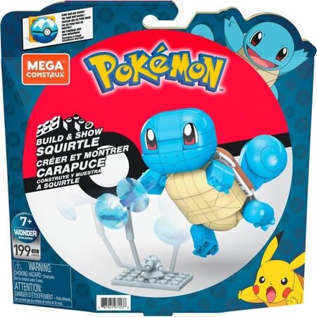 Mega construx - pokémon carapuce a construire - briques de