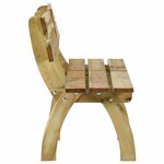 vidaXL Banc de jardin 160 cm bois de pin imprégné