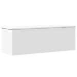 vidaXL Boîte de rangement blanc 102x35x35 cm bois d'ingénierie