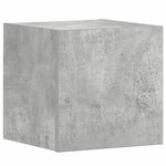 vidaXL Ensemble de meubles TV 3 Pièces Gris béton Bois d'ingénierie