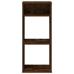 vidaXL Bibliothèque chêne fumé 34x31x80 cm bois d'ingénierie