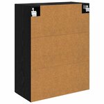 vidaXL Meuble mural Chêne noir 69 5 x 34 x 90 cm