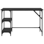 vidaXL Bureau Chêne noir 120 x 50 x 75 cm Bois d'ingénierie