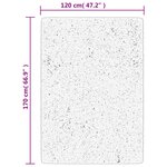 vidaXL Tapis shaggy PAMPLONA poils longs moderne anthracite 120x170 cm