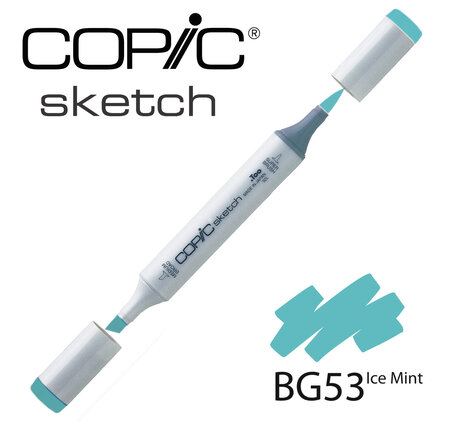 Marqueur à l'alcool Copic Sketch BG53 Ice Mint