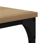 vidaXL Étagère Chêne artisanal 91 x 36 x 176 cm Bois d'ingénierie