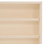 vidaXL Vitrine de collection en bois avec portes 100x8 5x37 cm