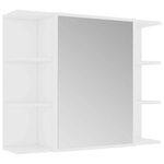 vidaXL Ensemble de meubles de bain 3 Pièces Blanc Bois d'ingénierie
