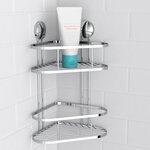 EISL Étagère d'angle de douche Chrome 22x18x35 cm