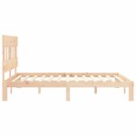 vidaXL Cadre de lit sans matelas 160x200 cm bois massif de pin