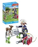 PLAYMOBIL 71467 - Pompier avec Faon à sauver - Action Hereos