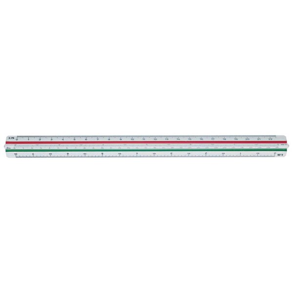 Règle à échelle de réduction Mars® 561 avec code couleur 30 cm