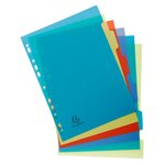 Intercalaires Poplypropylène Recyclé Forever® 6 Positions - A4 - Couleurs Assorties - X 25 - Exacompta