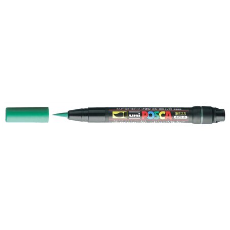 Marqueur pinceau Brush POSCA PCF350 1-10mm Vert x 5 POSCA