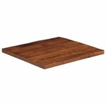 vidaXL Dessus de table 90x90x3 8 cm carré bois massif de récupération