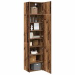 vidaXL Armoire de rangement Montage mural Bois ancien 50 x 41 x 225 cm