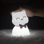 Veilleuse souple en silicone rechargeable - Lulu la Chatte
