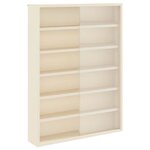 vidaXL Vitrine Murale avec étagère Beige 40 x 8 5 x 54 cm Contreplaqué