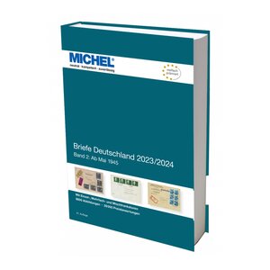 Catalogue Michel de cotation des lettres Allemandes tome 2 édition 2023-2024.