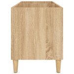 vidaXL Armoire à disques chêne sonoma 74 5x38x48 cm bois d'ingénierie