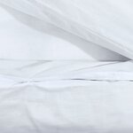 vidaXL Ensemble de housse de couette Blanc 135x200 cm Microfibre