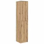 vidaXL Highboard chêne artisanal 35 x 39 x 168 cm Bois d'ingénierie
