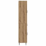vidaXL Ensemble de Meubles 2 Pièces Chêne artisanal 66 x 34 5 x 89 5 cm