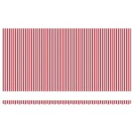 vidaXL Auvent Rétractable Rouge et Blanc 600 × 300 cm