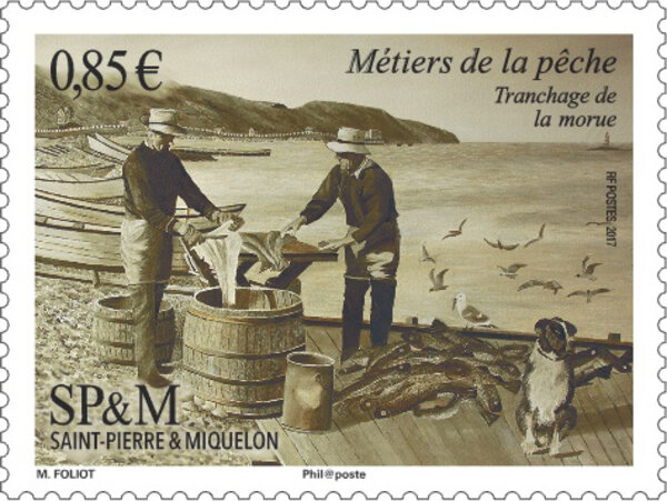 Saint-Pierre-et-Miquelon - Le Tranchage de la Morue