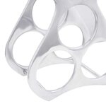 vidaXL Étagère à vin Argent 23 x 14 x 28 cm Aluminium