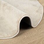 vidaXL Tapis Beige 80x150 cm Antidérapant