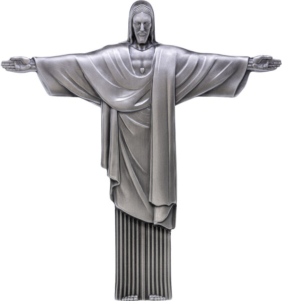Monnaie CHRIST THE REDEEMER 3D 1 Kg Kilo Argent 10000 Francs Cameroon 2026 (PRÉCOMMANDE)