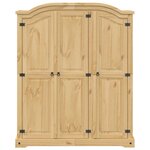 vidaXL Garde-robe Corona 151 5x52x186 cm bois de pin massif